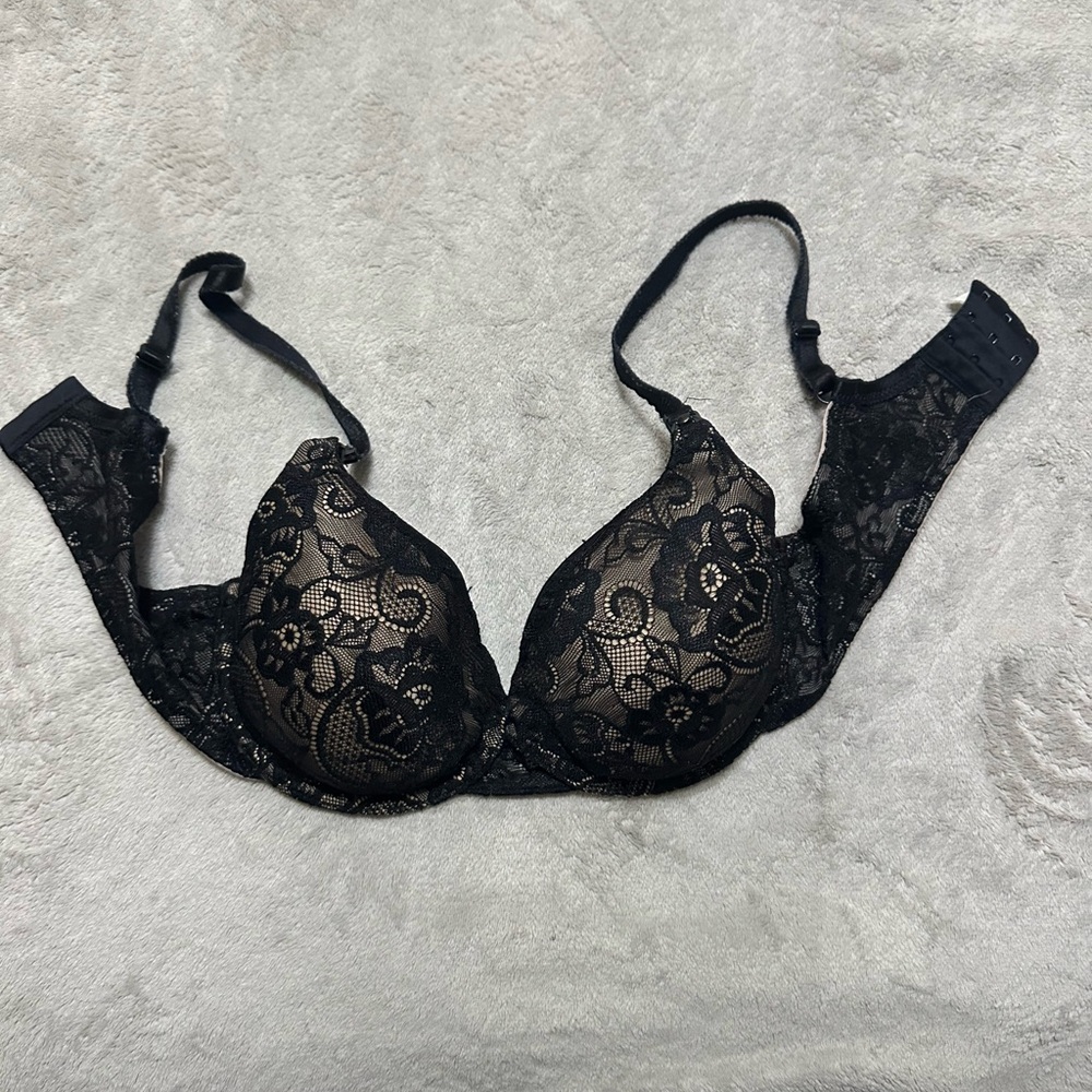 Lace Underwire maternity Bra - Black - Picture 13 of 14